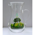 Haonai High Quality Glass Jug and Glass Pitcher with decal